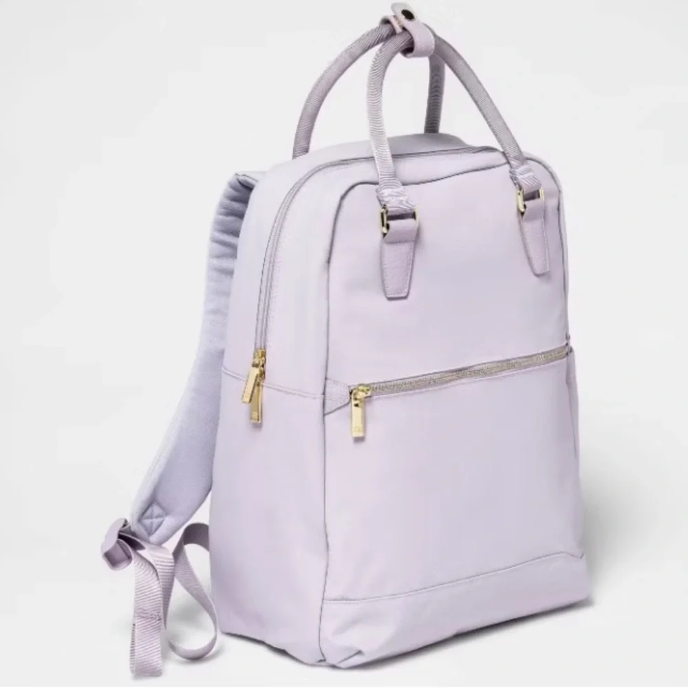 Commuter Travel School Laptop Backpack Lavender NWT - Picture 2 of 14